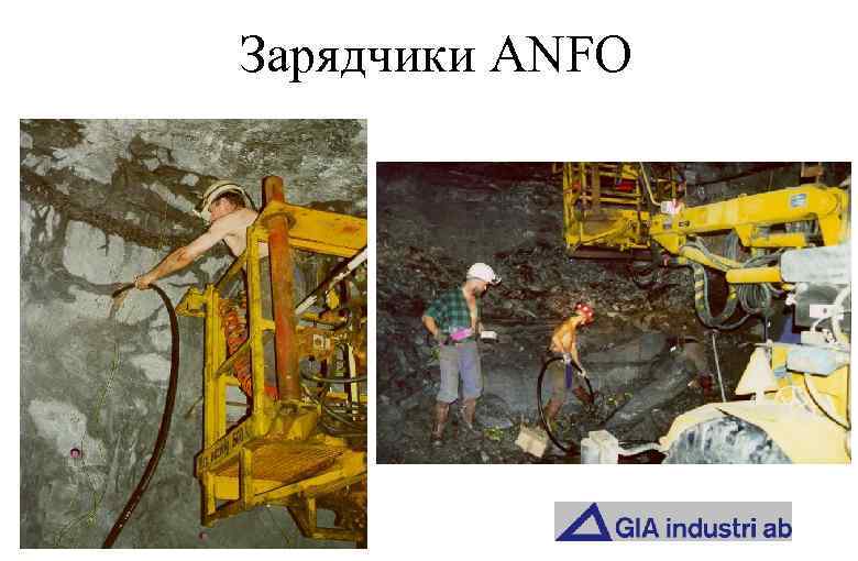 Зарядчики ANFO 