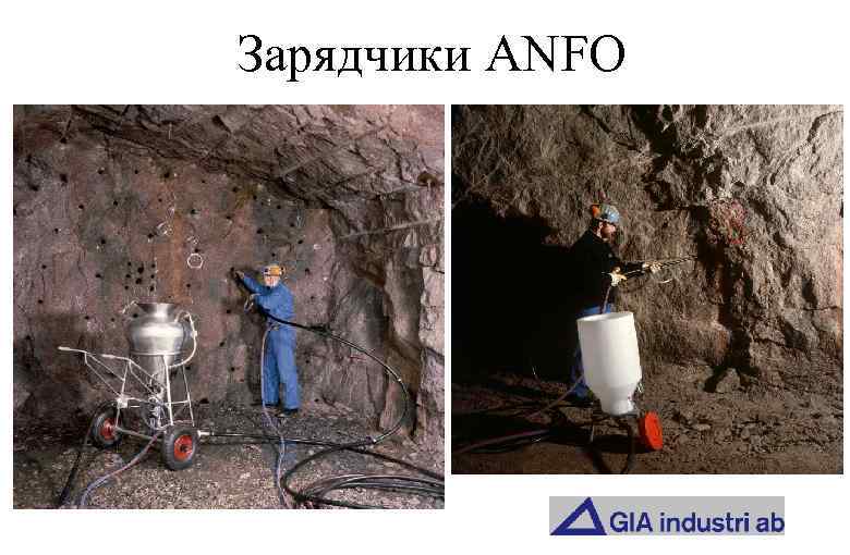 Зарядчики ANFO 