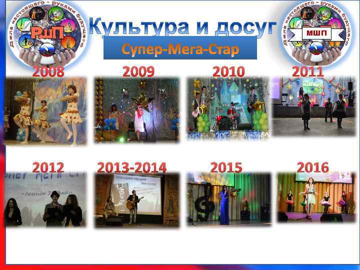 МШП 2008 2012 2009 2013 -2014 2010 2011 2015 2016 