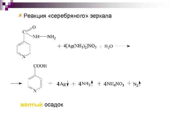 Уравнение реакции серебра