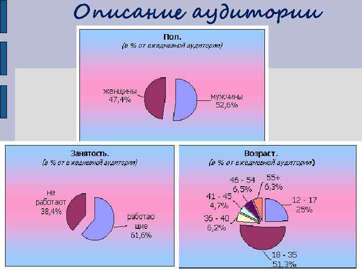 Описание аудитории 