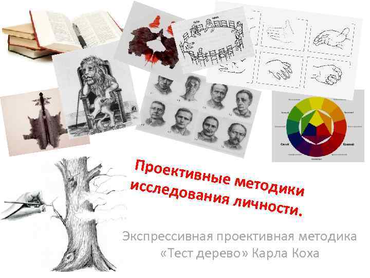 Проекти вные ме тодики исследо вания л ичности. Экспрессивная проективная методика «Тест дерево» Карла