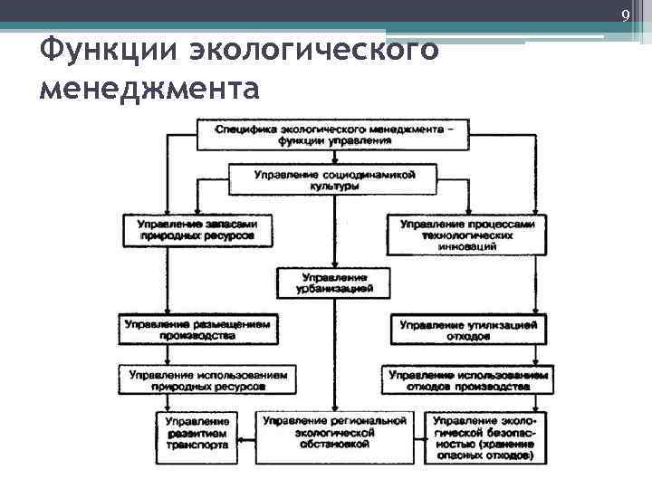 9 Функции экологического менеджмента 