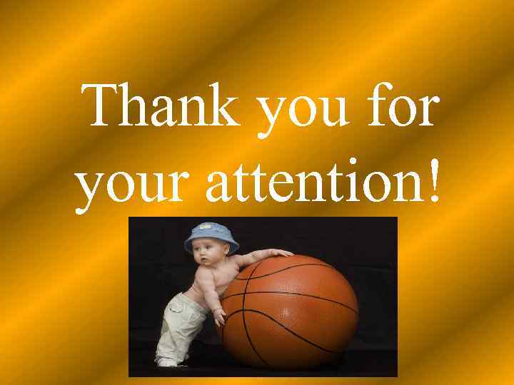 Thank you for your attention! 