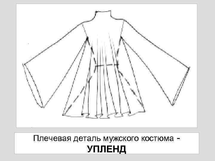 Плечевая деталь мужского костюма - УПЛЕНД 