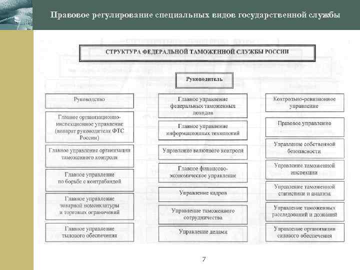 Специальное регулирование