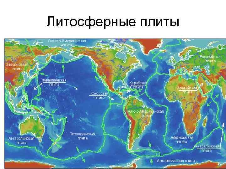 Литосферные плиты 