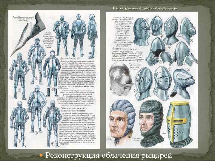 Реконструкция рыцарского облачения Реконструкция облачения рыцарей 
