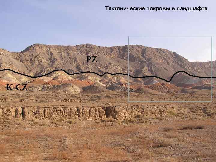 Тектонические покровы в ландшафте PZ K-CZ 