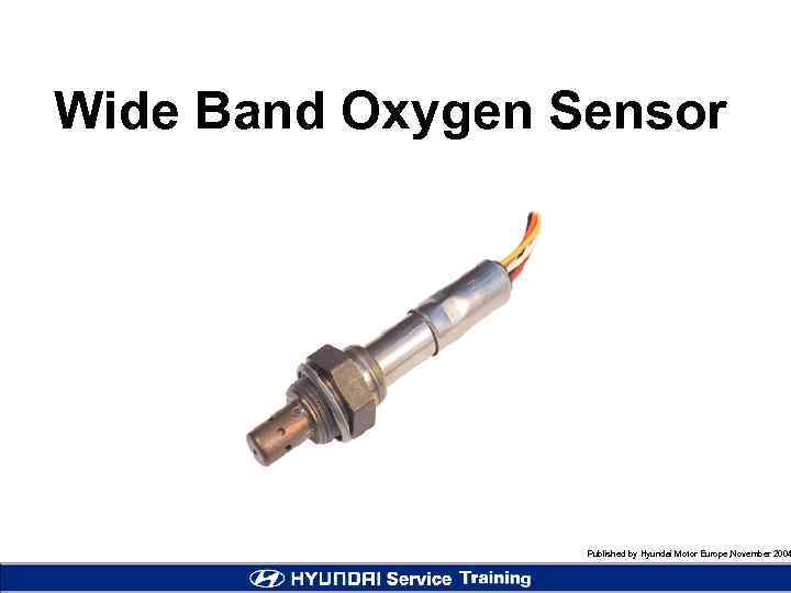 Wide Band Oxygen Sensor Published by Hyundai Motor Europe, November 2004 