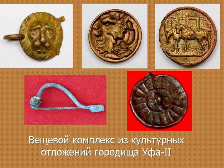 Вещевой комплекс из культурных отложений городища Уфа-II 