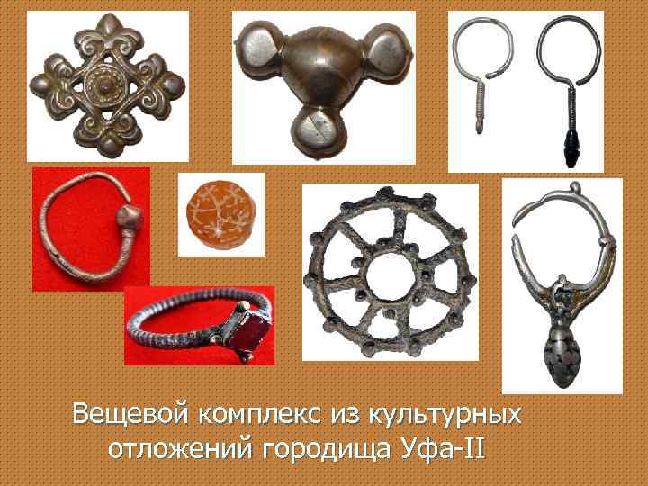 Вещевой комплекс из культурных отложений городища Уфа-II 