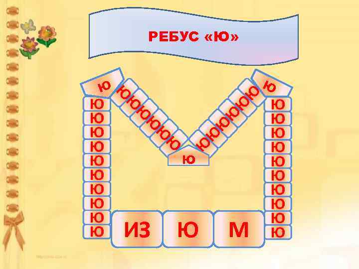 РЕБУС «Ю» ю ю ю ИЗ Ю М 