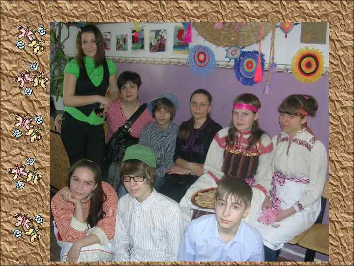 На уроках в художке 