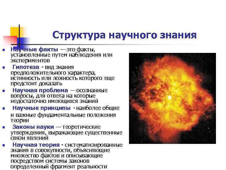 Сущность научной теории. Структура научного знания. Основные структуры научного знания. Структура научного факта. Сущность научного факта.