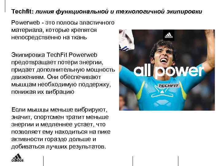 Techfit: линия функциональной и технологичной экипировки Powerweb - это полосы эластичного материала, которые крепятся