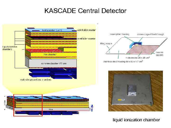 KASCADE Central Detector liquid ionization chamber 