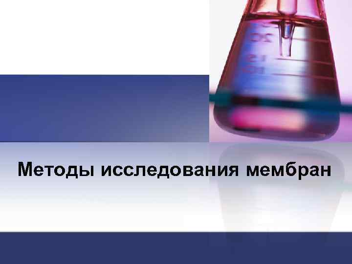 Методы исследования мембран 