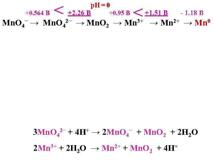 +0. 564 B < р. Н = 0 +2. 26 B +0. 95 B