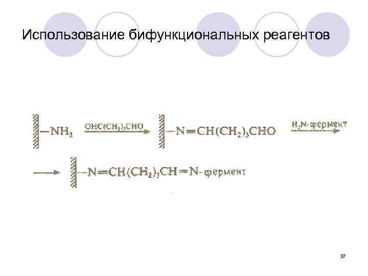 Использование бифункциональных реагентов 37 