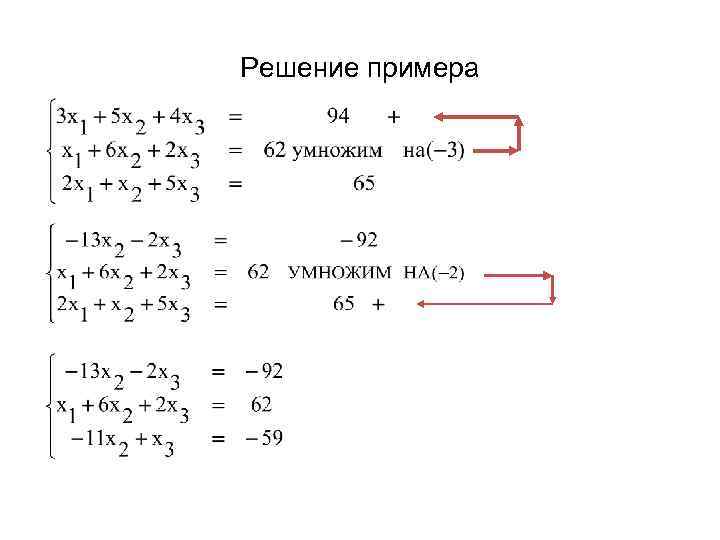 Решение примера 