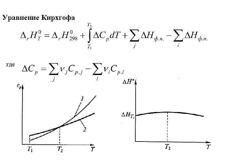 Уравнение Кирхгофа где 