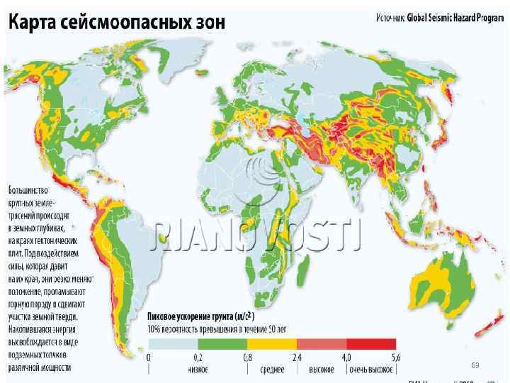 Природные явления карта