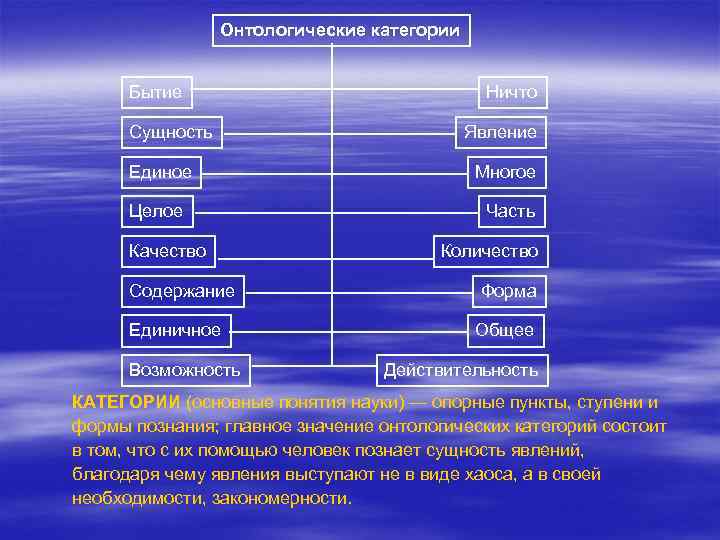 Паре категории