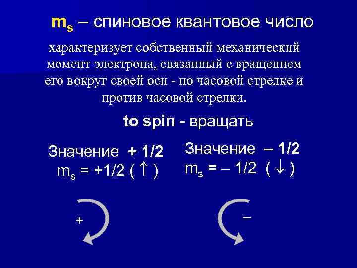 Чему равно число s. Квантовое число MS. Спиновое квантовое число. Сатиновое квантовой число. Спиновое квантовое число MS.