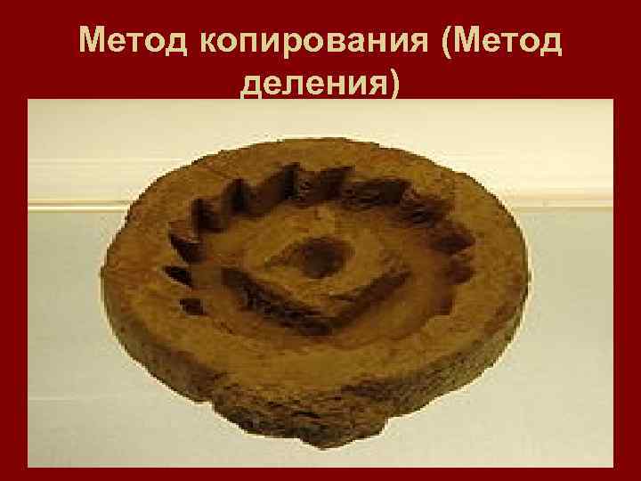 Метод копирования (Метод деления) 