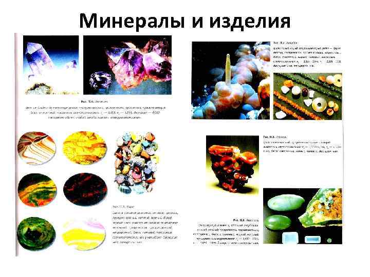 Минералы и изделия 