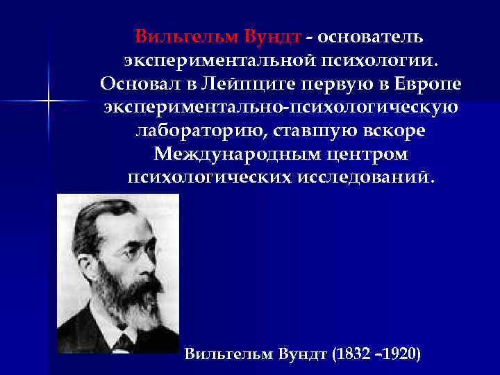 Лаборатория экспериментальной психологии вундта