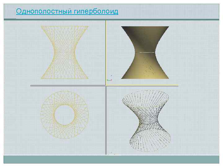 Однополостный гиперболоид 