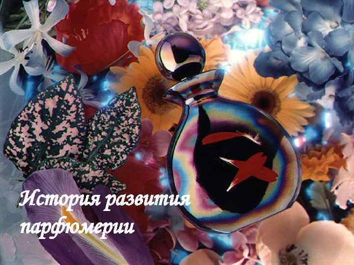 История развития парфюмерии 