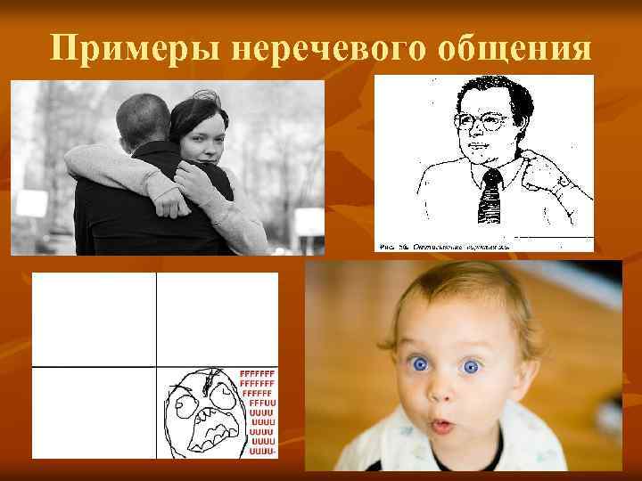 Примеры неречевого общения 