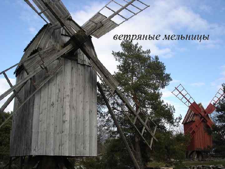 ветряные мельницы 