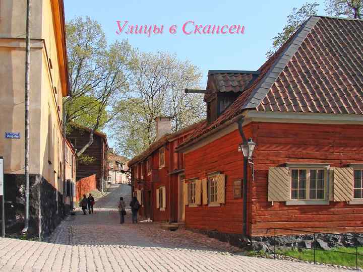 Улицы в Скансен 