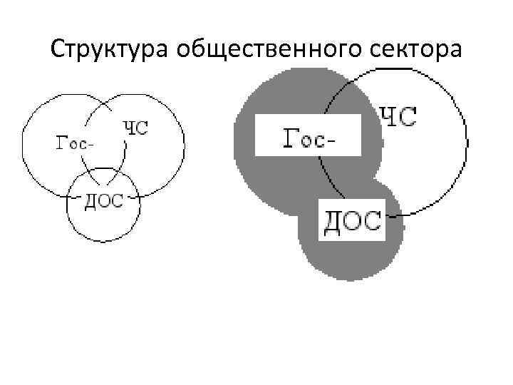 Структура общественного сектора 