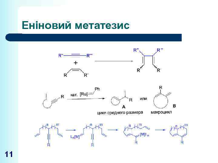 Еніновий метатезис 11 