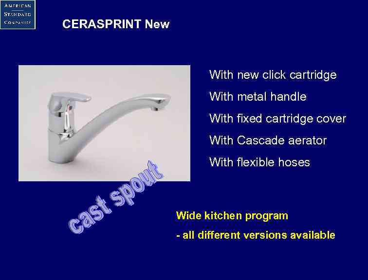 CERASPRINT New With new click cartridge With metal handle With fixed cartridge cover With