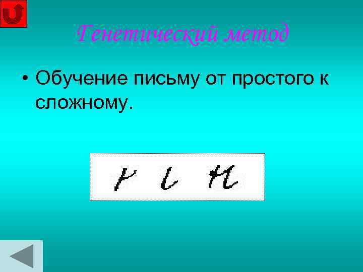 Методы письма