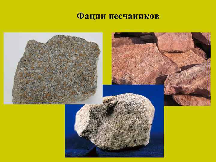 Фации песчаников 