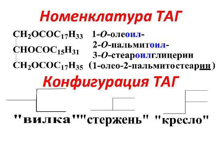 Номенклатура ТАГ Конфигурация ТАГ 
