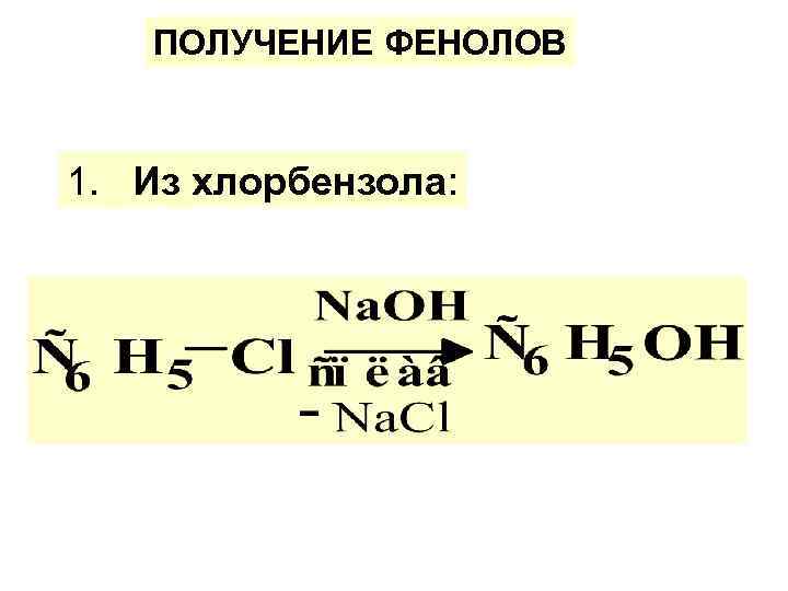 Как из хлорметана получить метанол