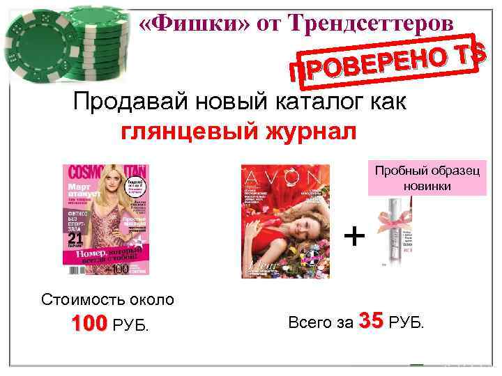  «Фишки» от Трендсеттеров РЕНО TS ПРОВЕ Продавай новый каталог как глянцевый журнал Пробный