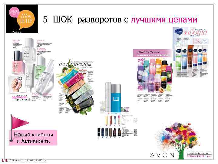 5 ШОК разворотов с лучшими ценами Новые клиенты и Активность 141 *Footnotes go here