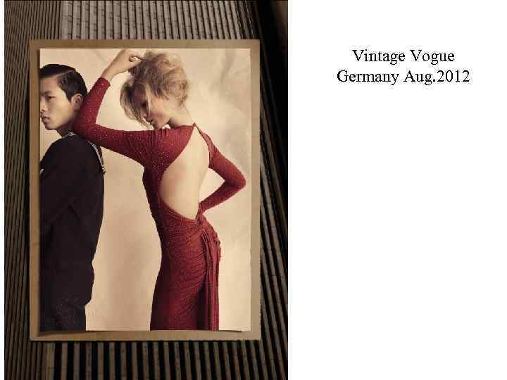 Vintage Vogue Germany Aug. 2012 