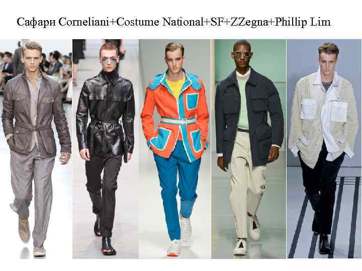 Сафари Corneliani+Costume National+SF+ZZegna+Phillip Lim 
