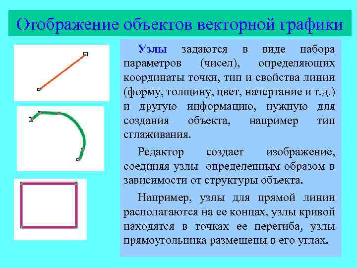 Сопоставьте вид компьютерной графики и графического редактора