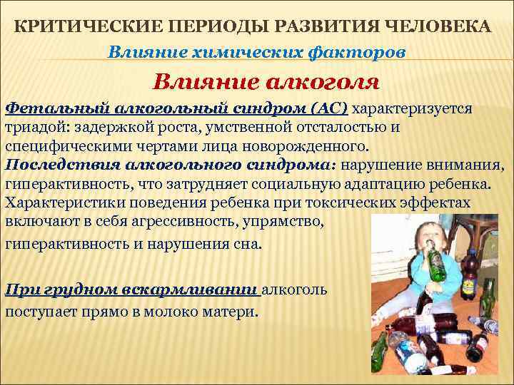 Критические периоды развития